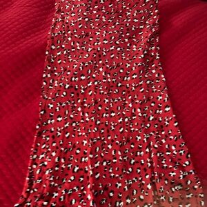 Urban Outfitters Red and Black Patterned Fabric